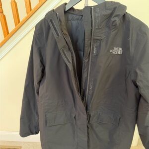 The North Face Black Women's Hooded Raincoat